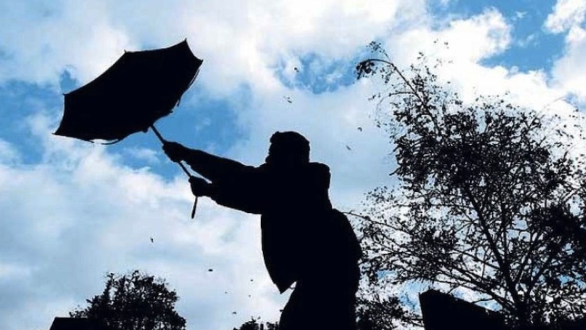 Alerta por fuertes vientos