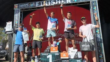 Jujeño en el podio de La Champa Ultra Trail