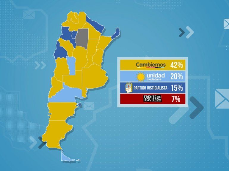 Mapa nacional de resultados