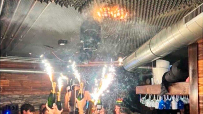 Pirotecnia en boliches (Foto ilustrativa)