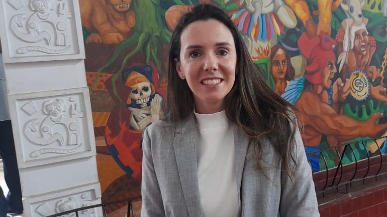 Elisa Trotta, ex diplomática de Venezuela, disertó en la Legislatura