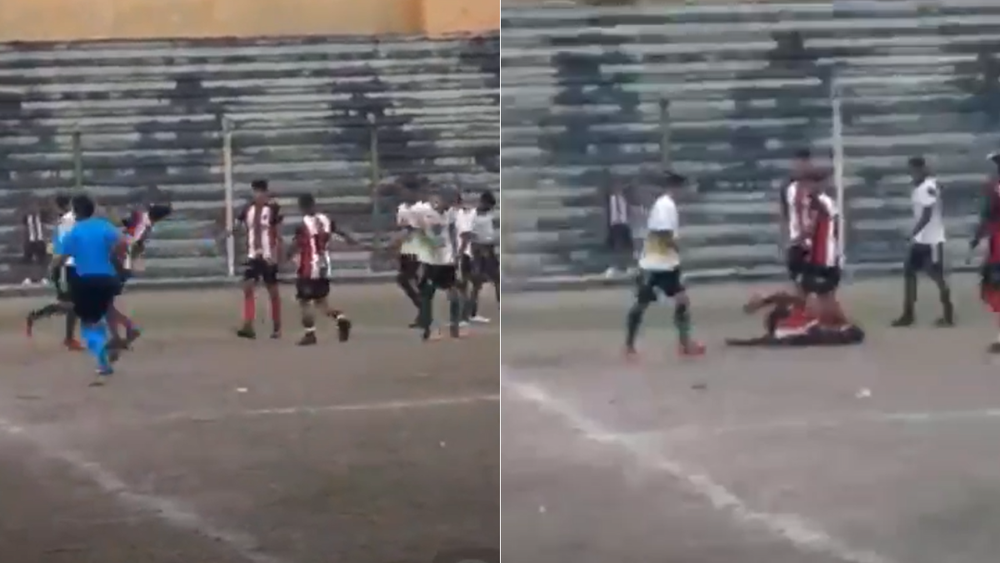 Brutal agresión en el fútbol jujeño.