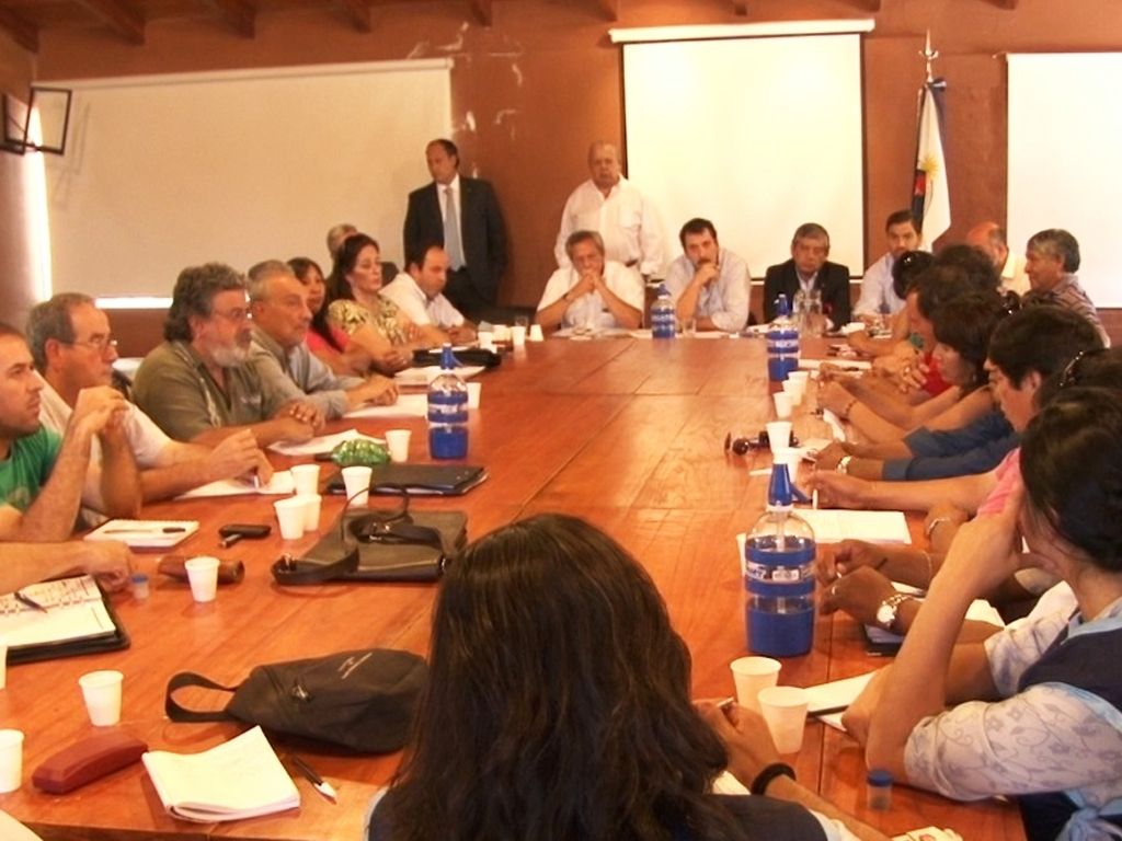 Reunión con gremios