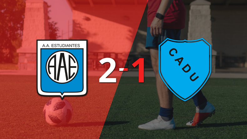 Def. Unidos no pudo con Estudiantes (RC) y cayó por 2-1