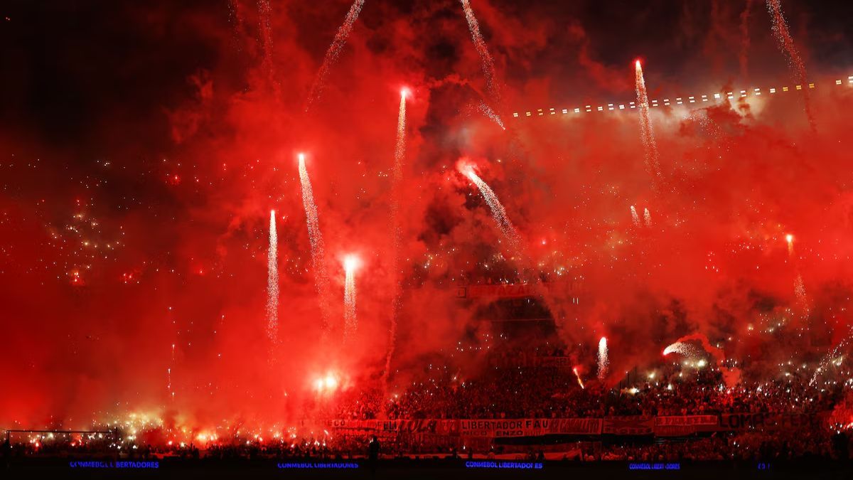 El recibimiento de River Plate por la Copa Libertadores
