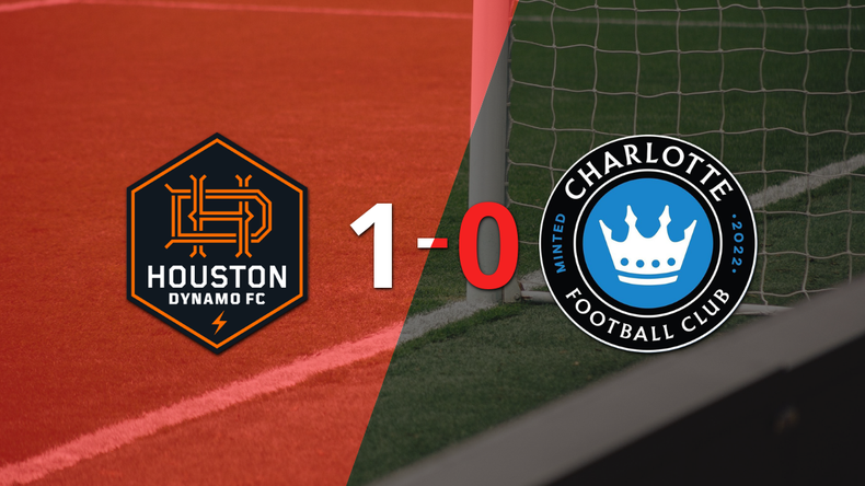 Con un solo gol, Houston derrotó a Charlotte FC en el Shell Energy Stadium