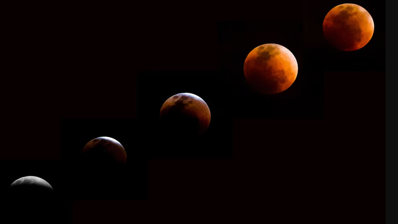 Los eclipses lunares no solo ofrecen un espectáculo visual, sino también una oportunidad educativa para conocer más sobre los ciclos astronómicos y fomentar la curiosidad por la ciencia. (AFP)