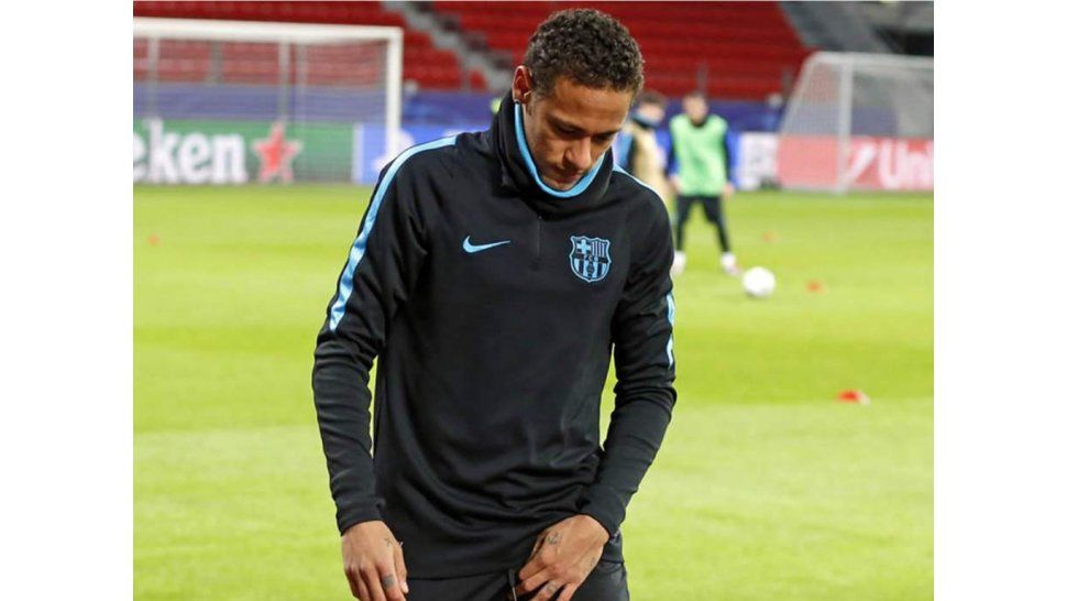 Se lesionó Neymar