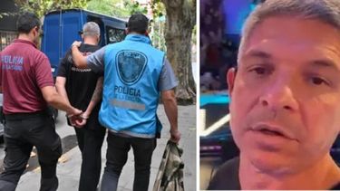 Marcelo Corazza fue trasladado esta mañana a los tribunales porteños para su declaración indagatoria.