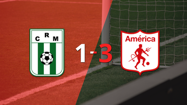 América de Cali conquista la victoria ante Racing (U) con un contundente 3 a 1