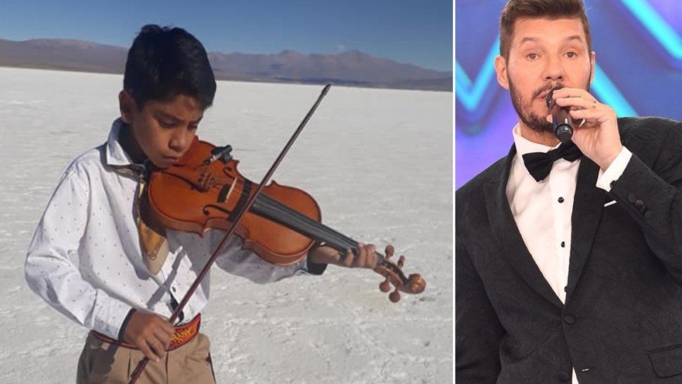 El violinista jujeño Lautaro Tolaba actuará esta noche en  Showmatch