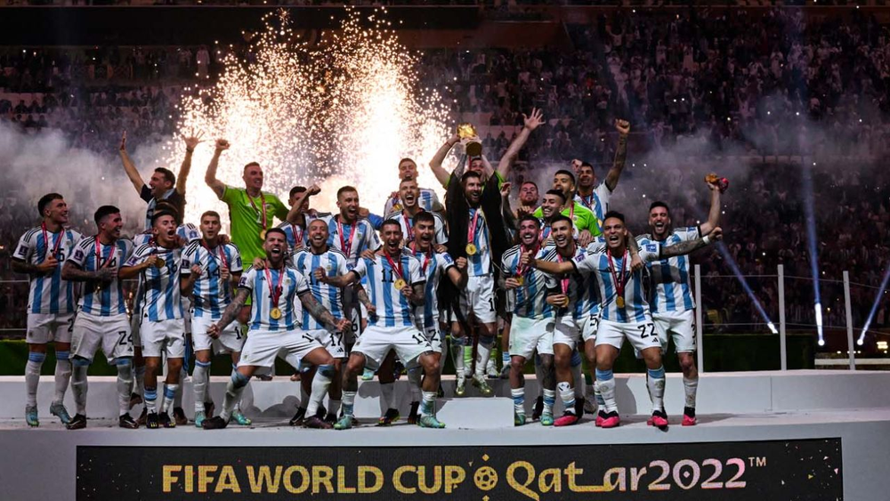La Selección Argentina campeona del mundo.