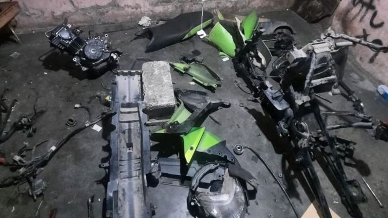 San Salvador de Jujuy: robaron una moto y la desarmaron