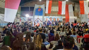 Acto en el club 1° de Marzo.