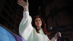 Cristina Kirchner habló ante sus seguidores.