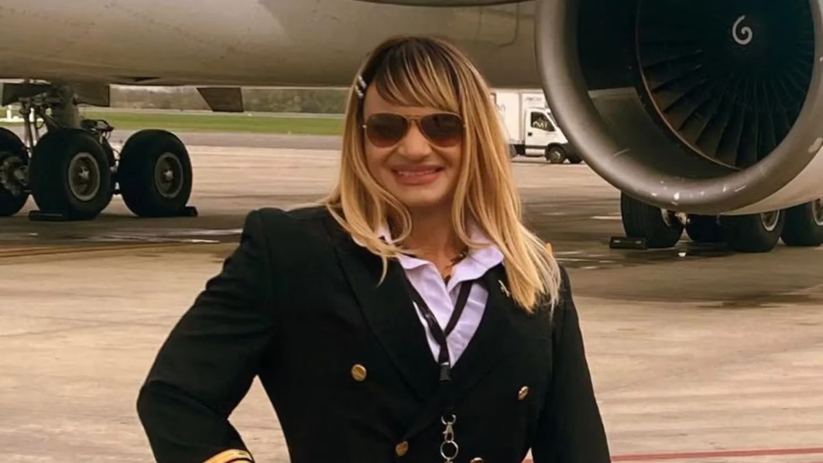 Traniela Carle Campolieto es la primera pilota trans en liderar un vuelo de Aerolíneas Argentinas.