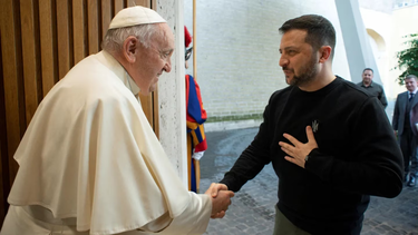 El Papa Francisco recibiró a Volodimir Zelensky