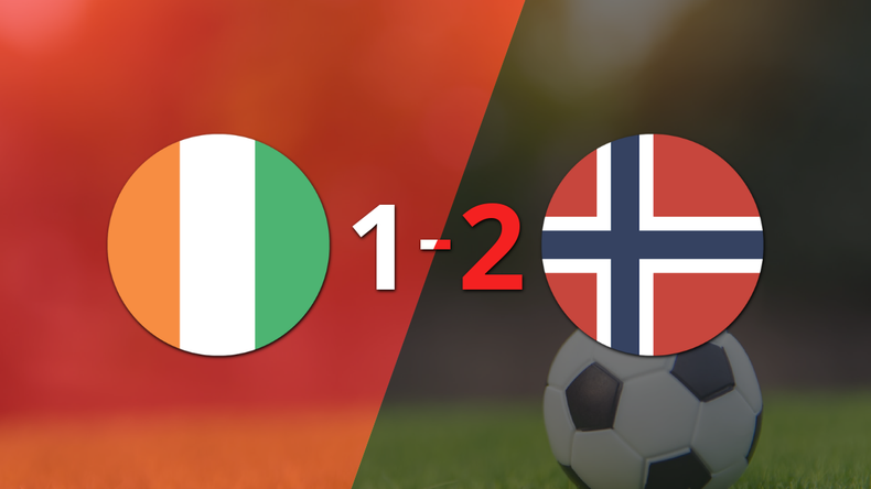 Mundial 2026: Noruega se quedó con el triunfo por 2-1 frente a Costa de Marfil