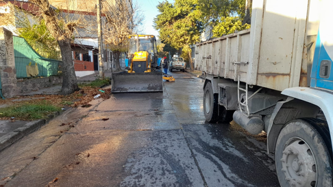 Todo Jujuy | Agua Potable trabaja por una rotura de caño en barrio Cuyaya