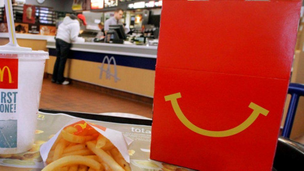 McDonalds y un cambio en su menú infantil para reducir la obesidad en niños