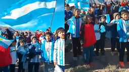 Mundial 2026: estudiantes de Jujuy alentaron a Argentina desde las alturas