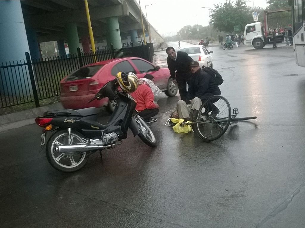 Accidente en el Acceso Sur