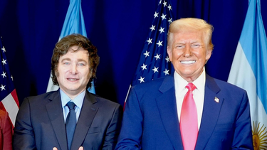 Javier Milei y Dónald Trump.