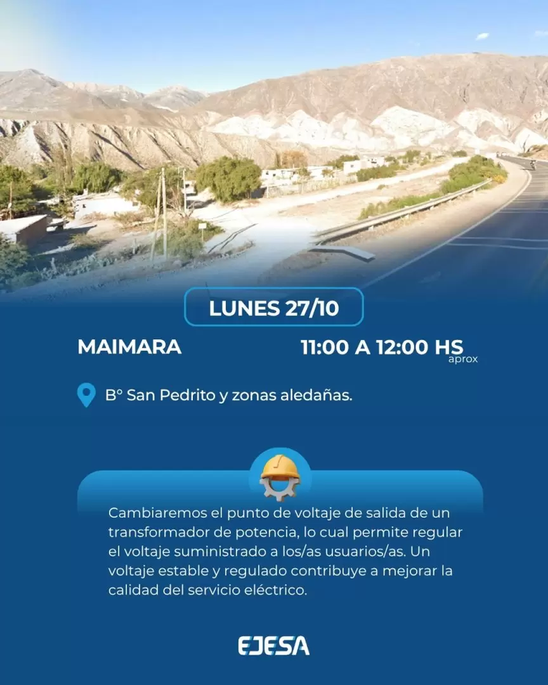 Cote de luz en Maimará Cote de luz en Maimará