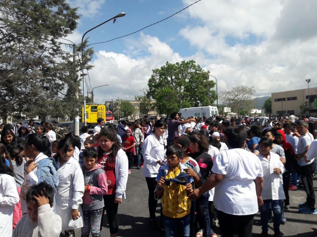 Evacuación en escuelas