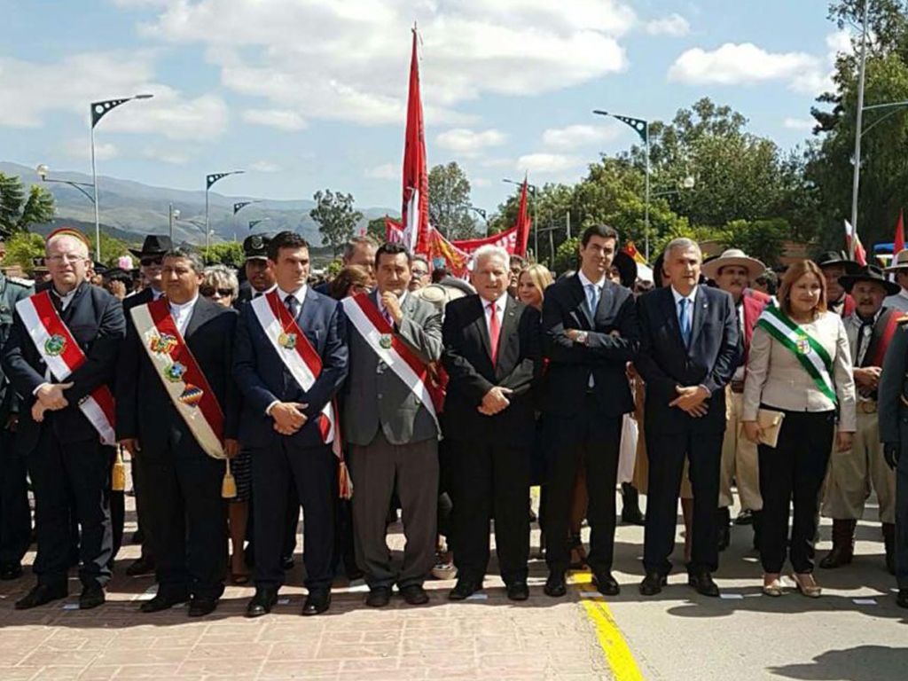Morales en Tarija, Bolivia