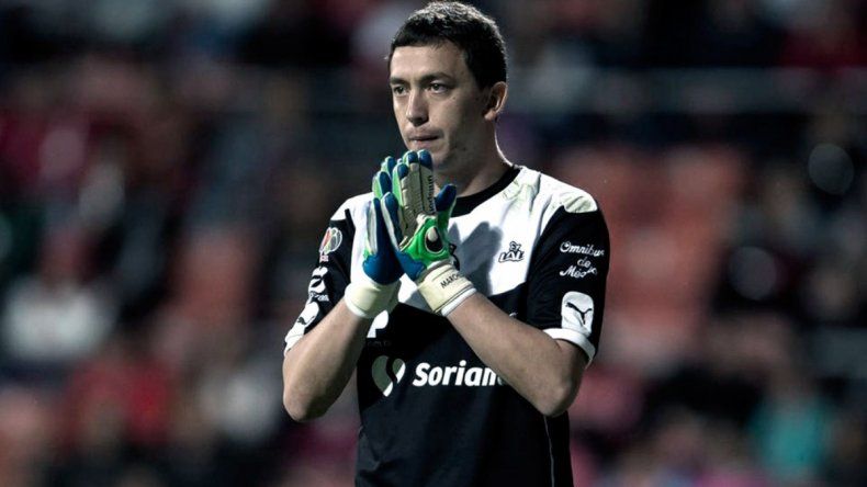 Marchesin, arquero argentino. Foto: Télam
