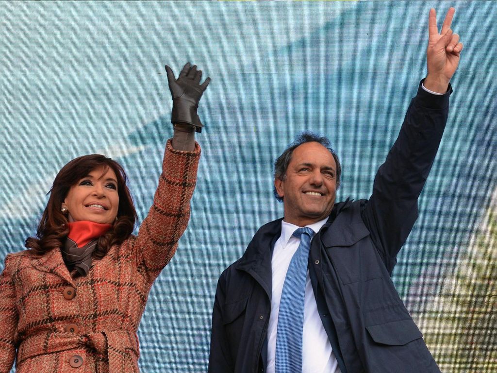 Cristina y Scioli