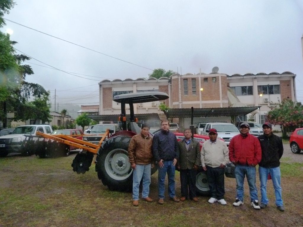 Entrega de tractor