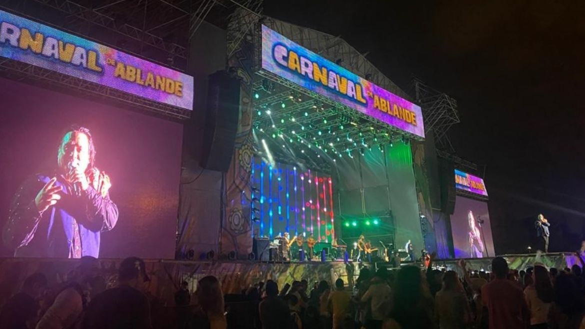 Sergio Galleguillo en el Carnaval de Ablande de Los Tekis.