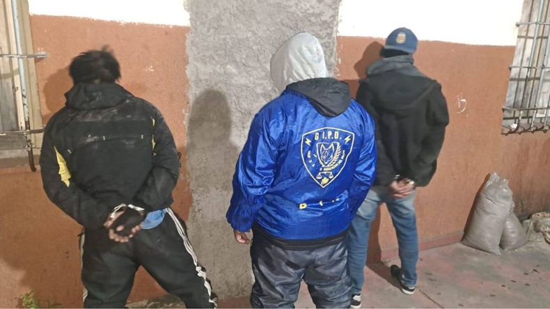 Delincuentes detenidos en la capital jujeña.