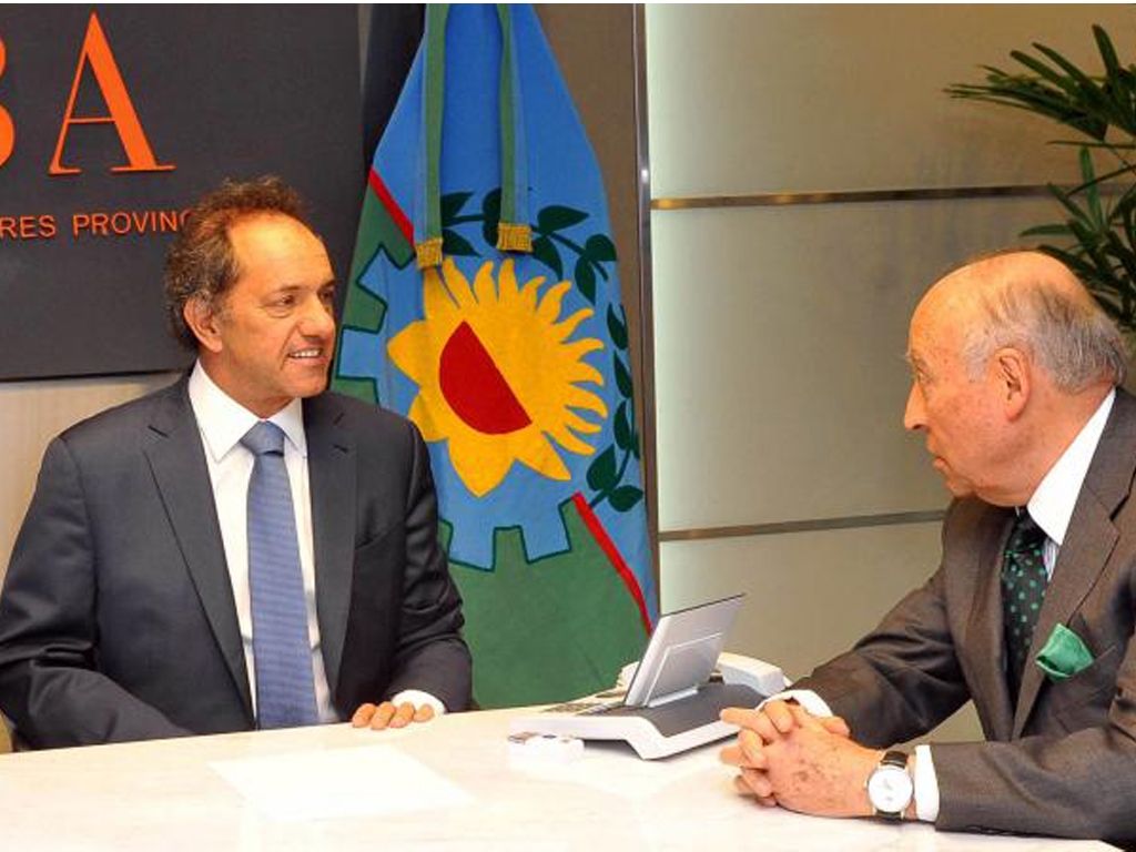 Daniel Scioli y Enrique García Rodríguez