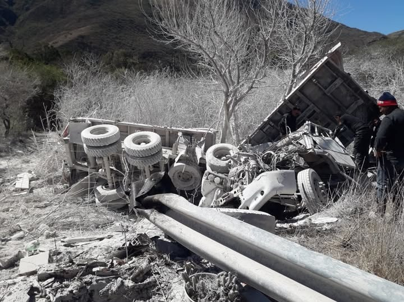 Impactante choque sobre RN 9, en el tramo de La Cuesta de Bárcena