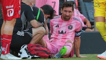 Parte médico oficial: Inter Miami confirmó la lesión que sufrió Lionel Messi contra Necaxa. &nbsp;