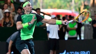 Nadal deleitó a sus fanáticos de Argentina con el partido de exhibición jugado frente a Ruud.