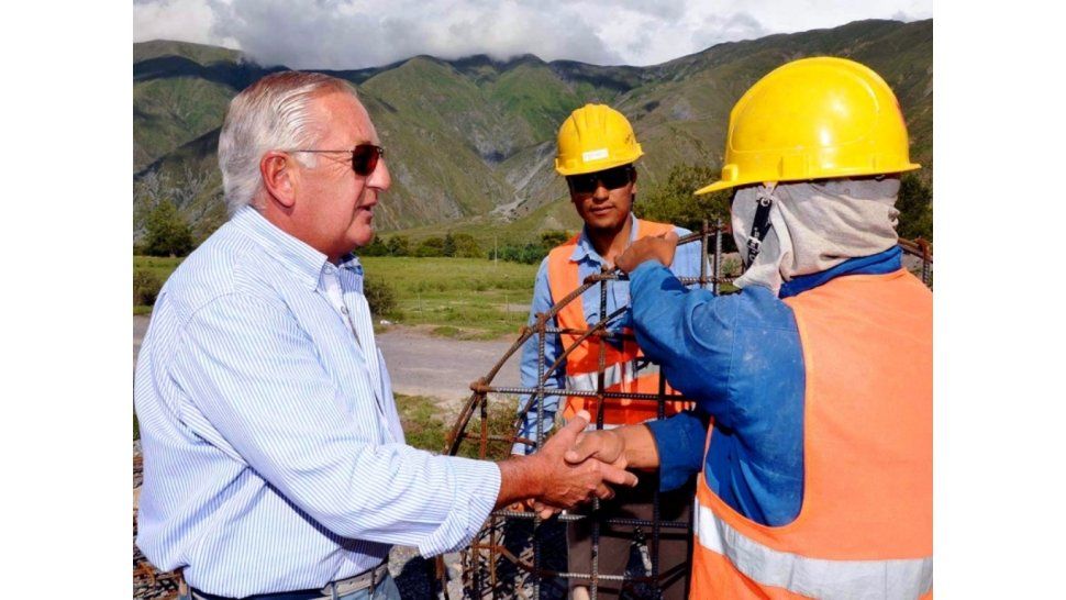 Fellner visitó Volcán