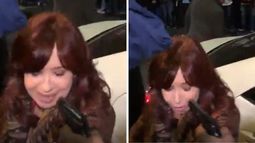 El momento exacto donde el hombre gatilló el arma y la bala no salió.