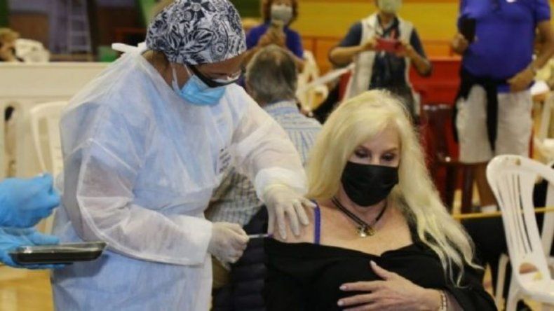 El momento cuando Susana Giménez recibió la vacuna contra el coronavirus&nbsp;