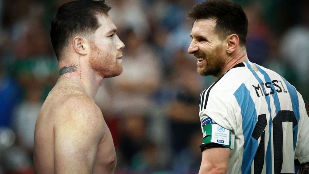 Canelo Álvarez, furioso con Lionel Messi tras ver un video donde, según señalan algunos, se lo ve pisando una camiseta de México.