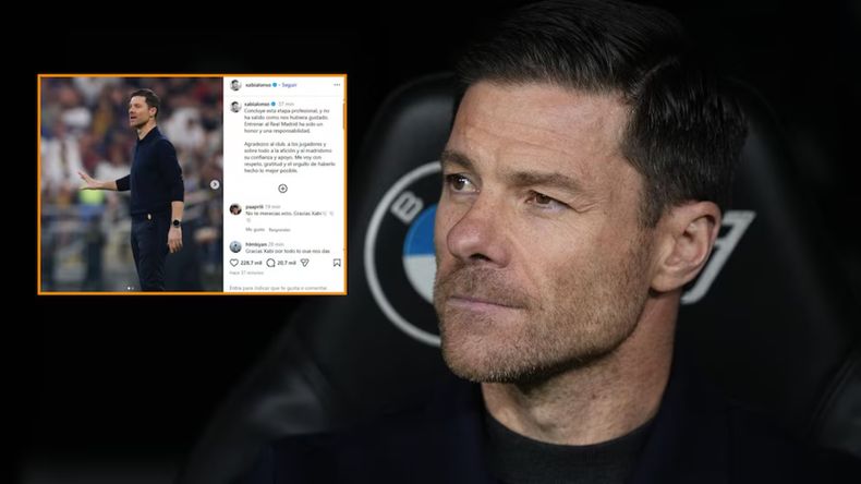 Xabi Alonso se pronuncia tras su destitución del Real Madrid.