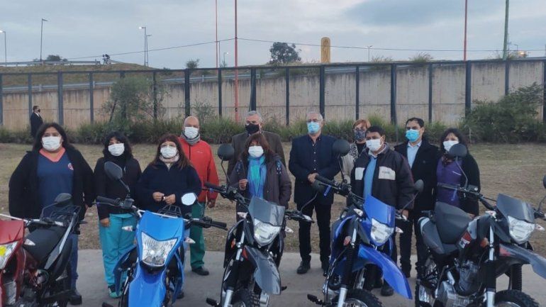 Entrega de equipamiento para hospitales.