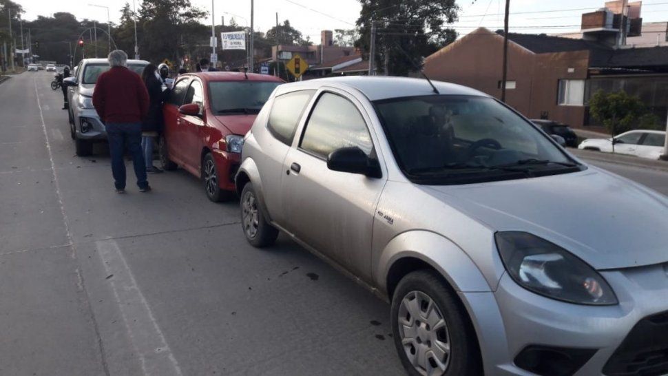 Choque múltiple en Av. Balbín&nbsp;