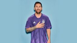 Los motivos por los que Argentina tendrá una camiseta violeta en Qatar 2022