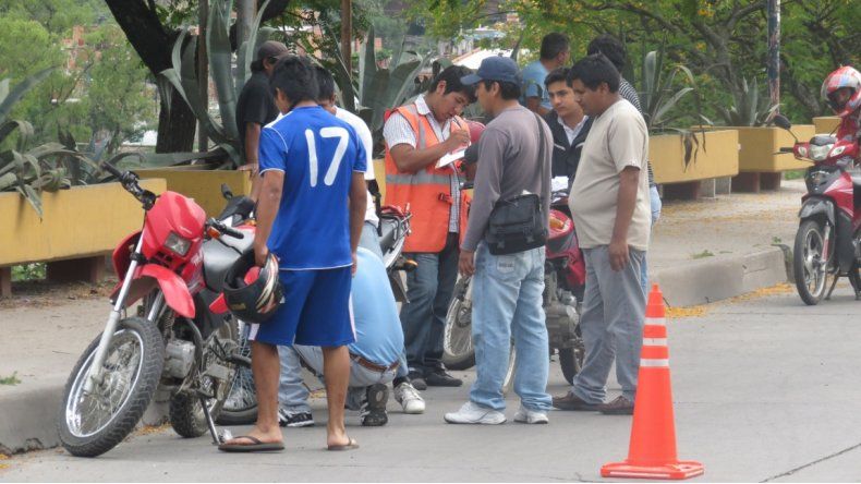 Controles en motos