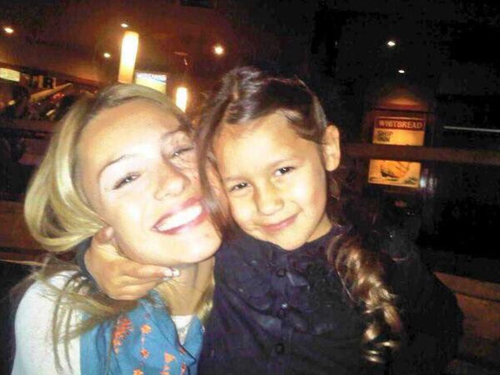 Pampita y su hija Blanca
