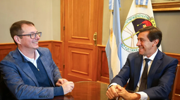 Carlos Sadir recibió la visita del Secretario de Hacienda de la Nación, Carlos Guberman
